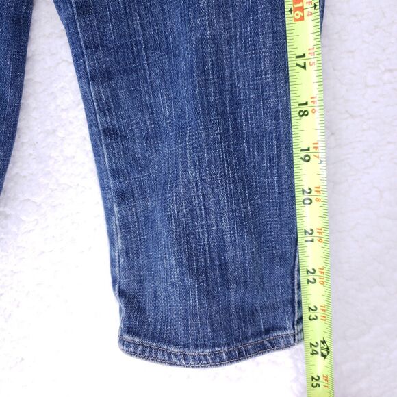 Laura Petites Button Up Blue Jean Jacket Womens size 12 Denim Casual Coat - Picture 4 of 8